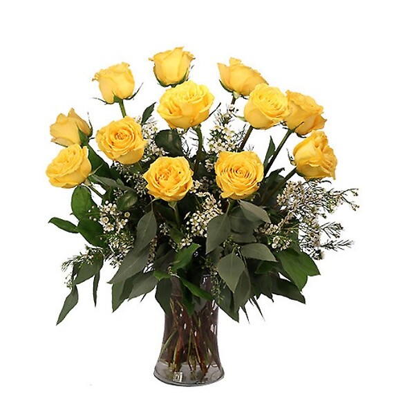 Dozen Yellow Roses